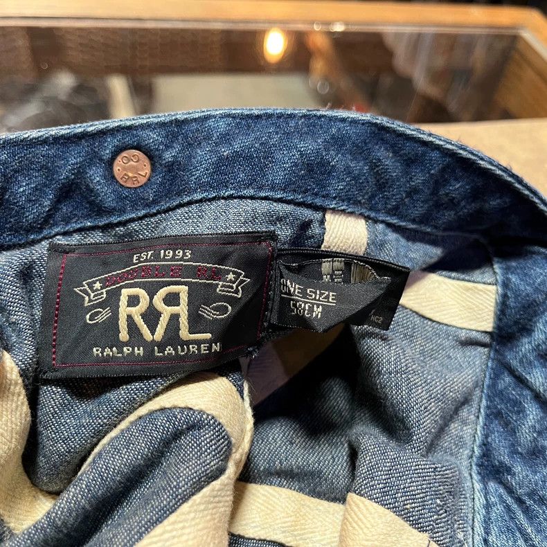 RRL Ralph Lauren RRL Indigo Engineer Cap - dmc Size ONE SIZE - 9 Thumbnail