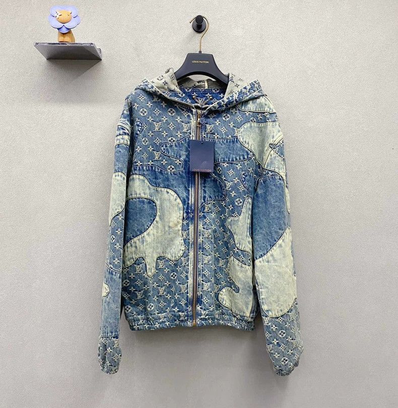 Louis Vuitton Louis Vuitton Blue Denim Logo Jacket - dmc Size US L / EU 52-54 / 3 - 3 Thumbnail