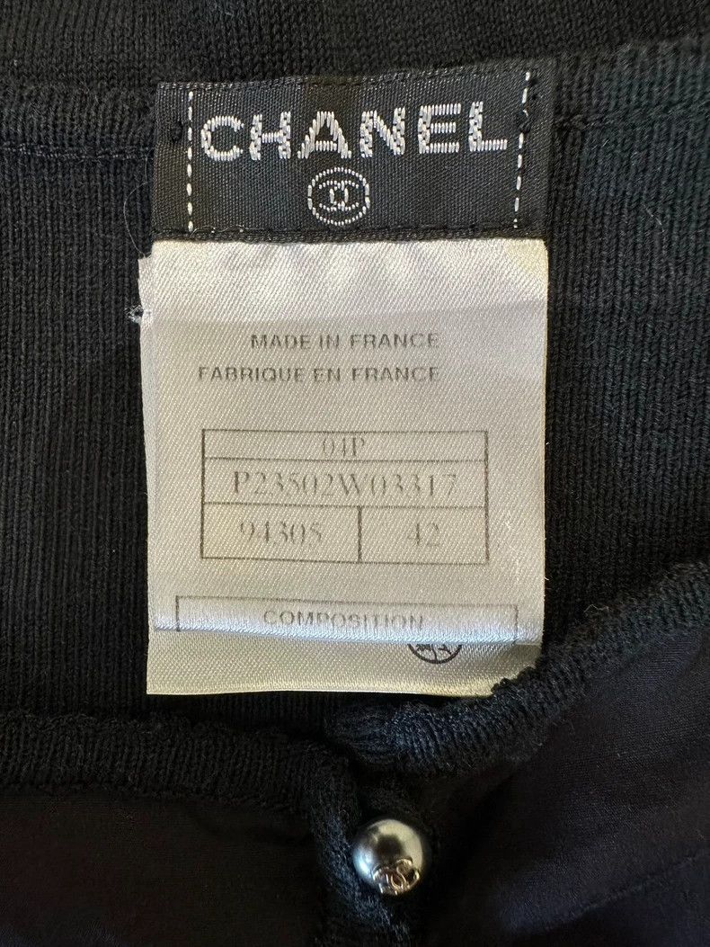 Chanel Chanel Black Bow Spliced Camisole - dmc Size US M / EU 48-50 / 2 - 5 Thumbnail