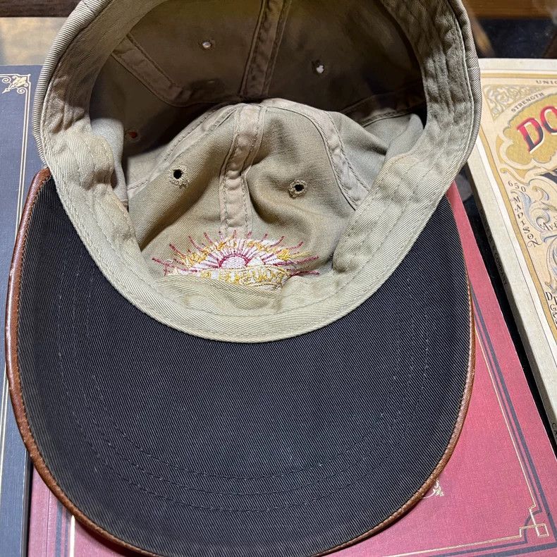 RRL Ralph Lauren RRL Vintage Leather Brim Baseball Cap - dmc Size ONE SIZE - 7 Thumbnail