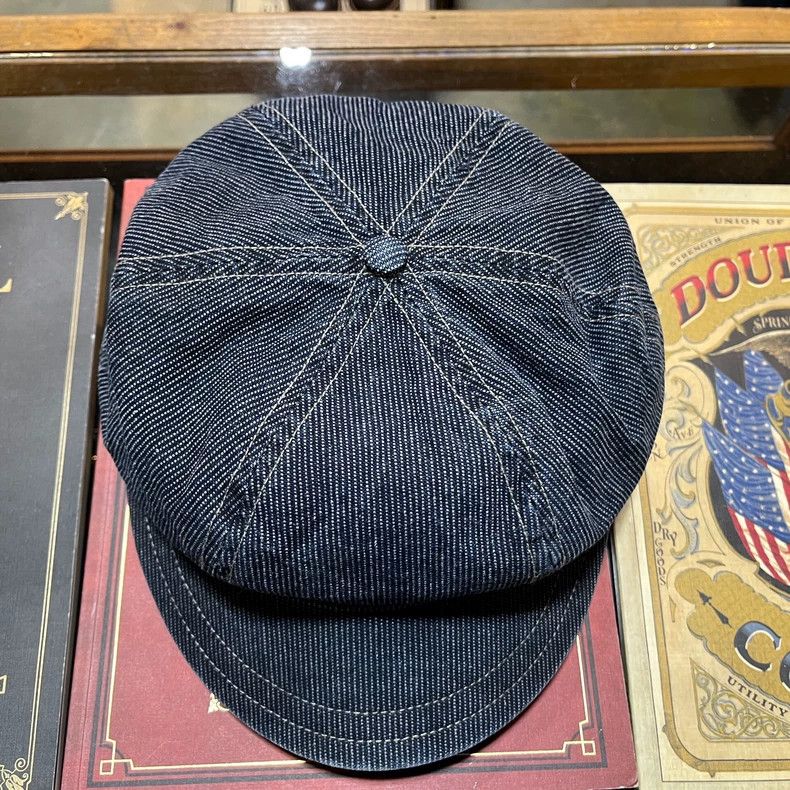 RRL Ralph Lauren RRL Indigo Sashiko Cap - dmc Size ONE SIZE - 2 Thumbnail