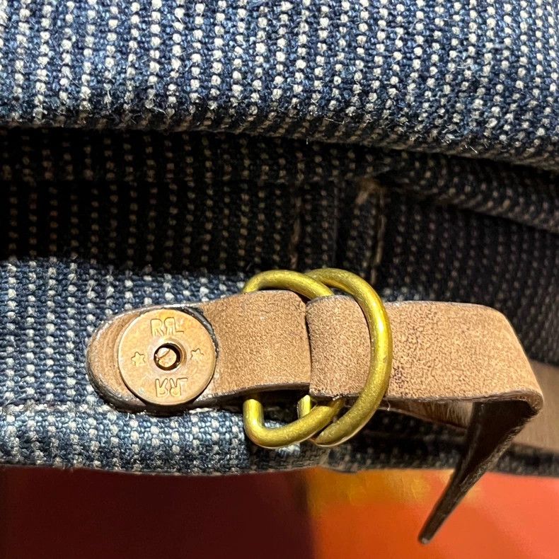 RRL Ralph Lauren RRL Indigo Sashiko Cap - dmc Size ONE SIZE - 7 Thumbnail