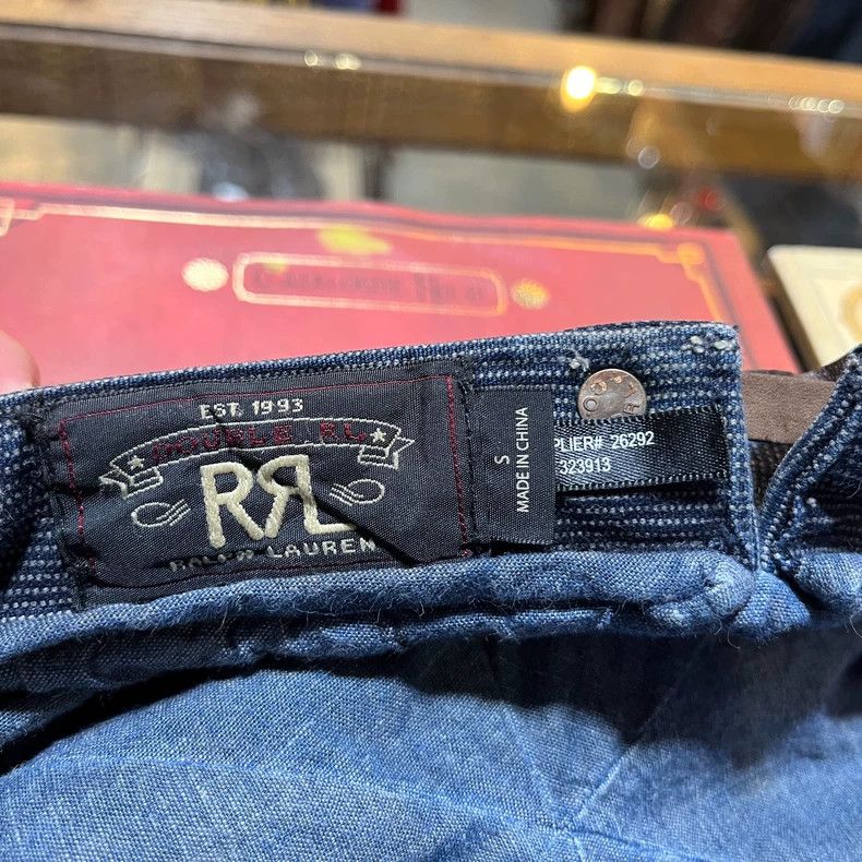 RRL Ralph Lauren RRL Indigo Sashiko Cap - dmc Size ONE SIZE - 5 Thumbnail