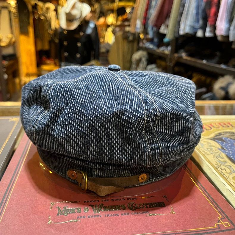 RRL Ralph Lauren RRL Indigo Sashiko Cap - dmc Size ONE SIZE - 3 Thumbnail