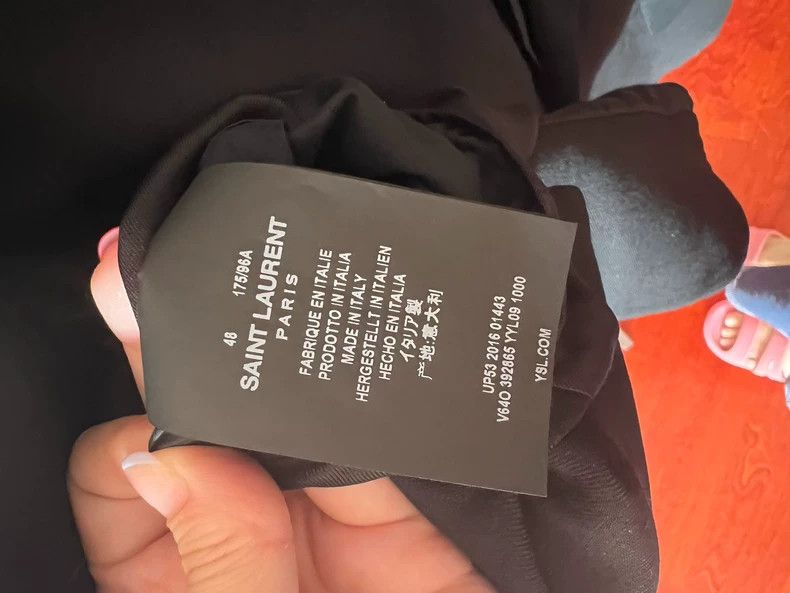 Saint Laurent Paris Saint Laurent Black Wool Blazer Gold Button - dmc Size US M / EU 48-50 / 2 - 4 Thumbnail