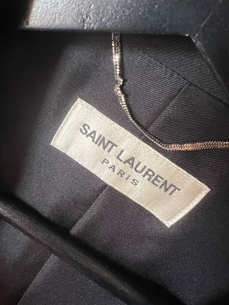 Saint Laurent Paris Saint Laurent Black Wool Blazer Gold Button - dmc Size US M / EU 48-50 / 2 - 3 Thumbnail