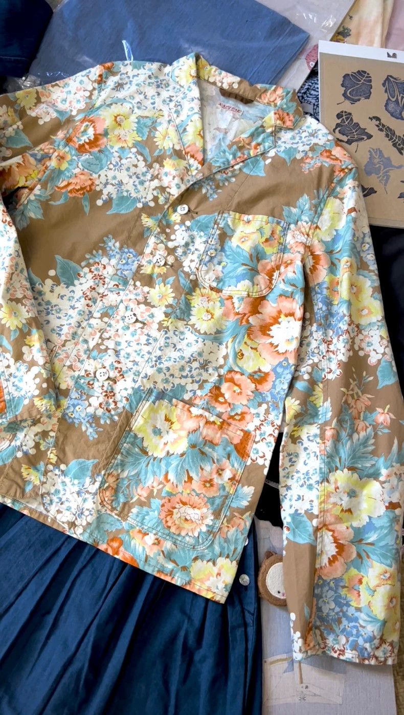 Kapital Kapital Floral Print Light Cotton Jacket - dmc Size US S / EU 44-46 / 1 - 4 Thumbnail