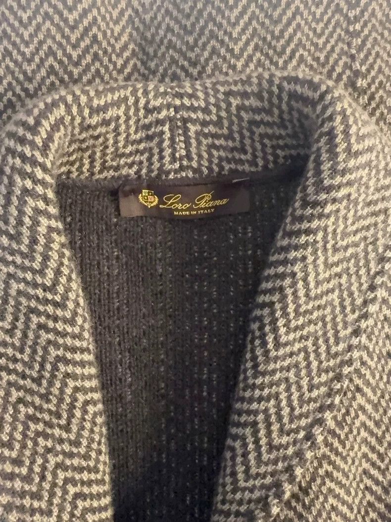 Loro Piana Loro Piana Cashmere Herringbone Vest - dmc Size US M / EU 48-50 / 2 - 8 Thumbnail
