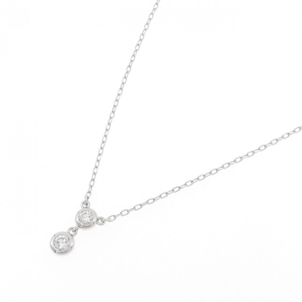 Mikimoto Mikimoto Mikimoto Au750 Diamond Necklace Calfskin Necklace DUTY FREE for USA Size ONE SIZE - 2 Thumbnail