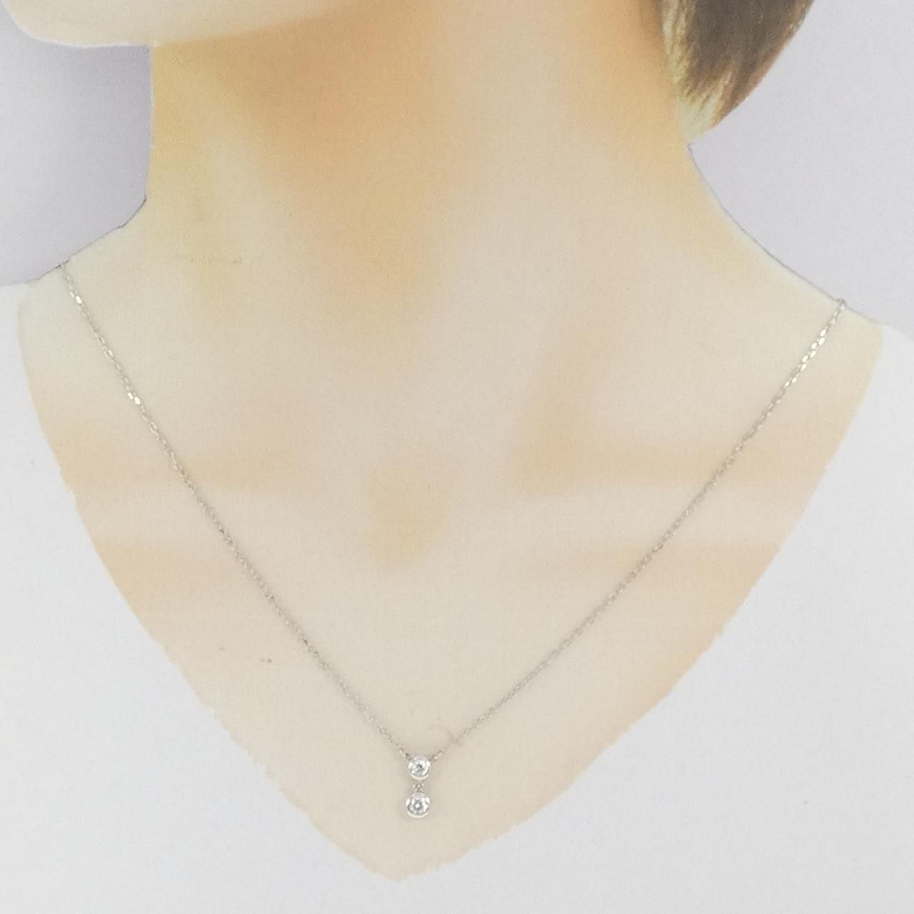 Mikimoto Mikimoto Mikimoto Au750 Diamond Necklace Calfskin Necklace DUTY FREE for USA Size ONE SIZE - 6 Thumbnail
