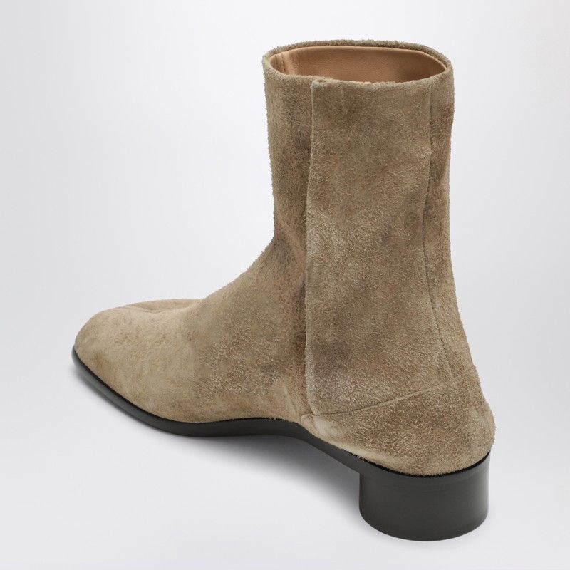 Maison Margiela Maison Margiela Beige Suede Tabi Ankle Boots Size US 11 / EU 44 - 2 Thumbnail