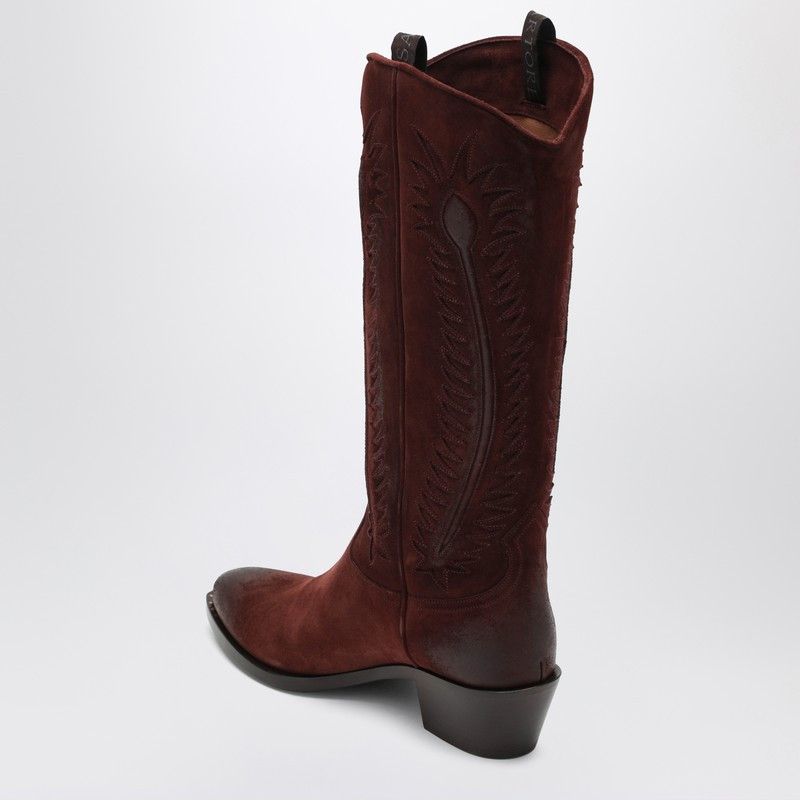 Sartore Sartore Brown Suede Frida Western Boot Size US 11 / IT 41 - 2 Thumbnail