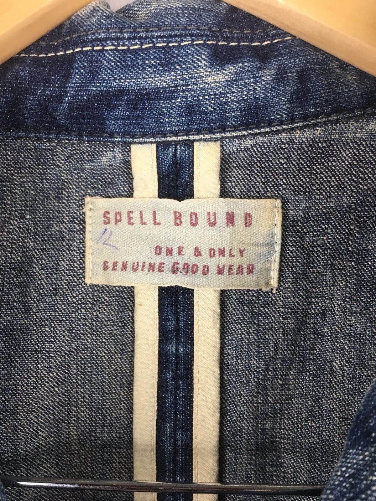 Beauty Beast × If Six Was Nine × Spellbound japanese brand Spell Bound denime button jacket Size US M / EU 48-50 / 2 - 6 Thumbnail