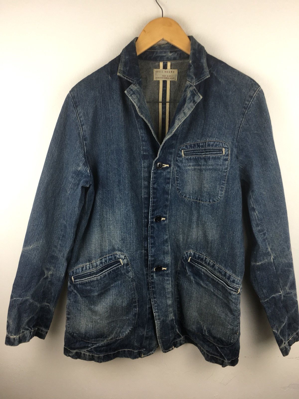 Beauty Beast × If Six Was Nine × Spellbound japanese brand Spell Bound denime button jacket Size US M / EU 48-50 / 2 - 1 Thumbnail