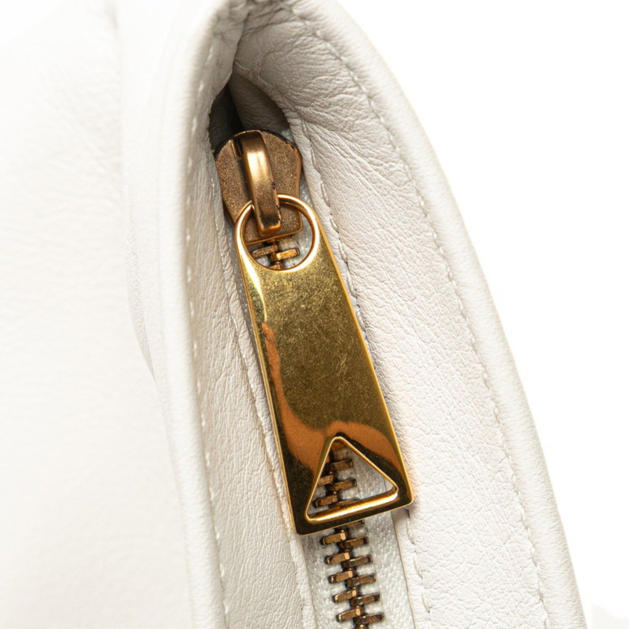 Bottega Veneta Bottega Veneta Women's Leather Handbag White Size ONE SIZE - 6 Thumbnail