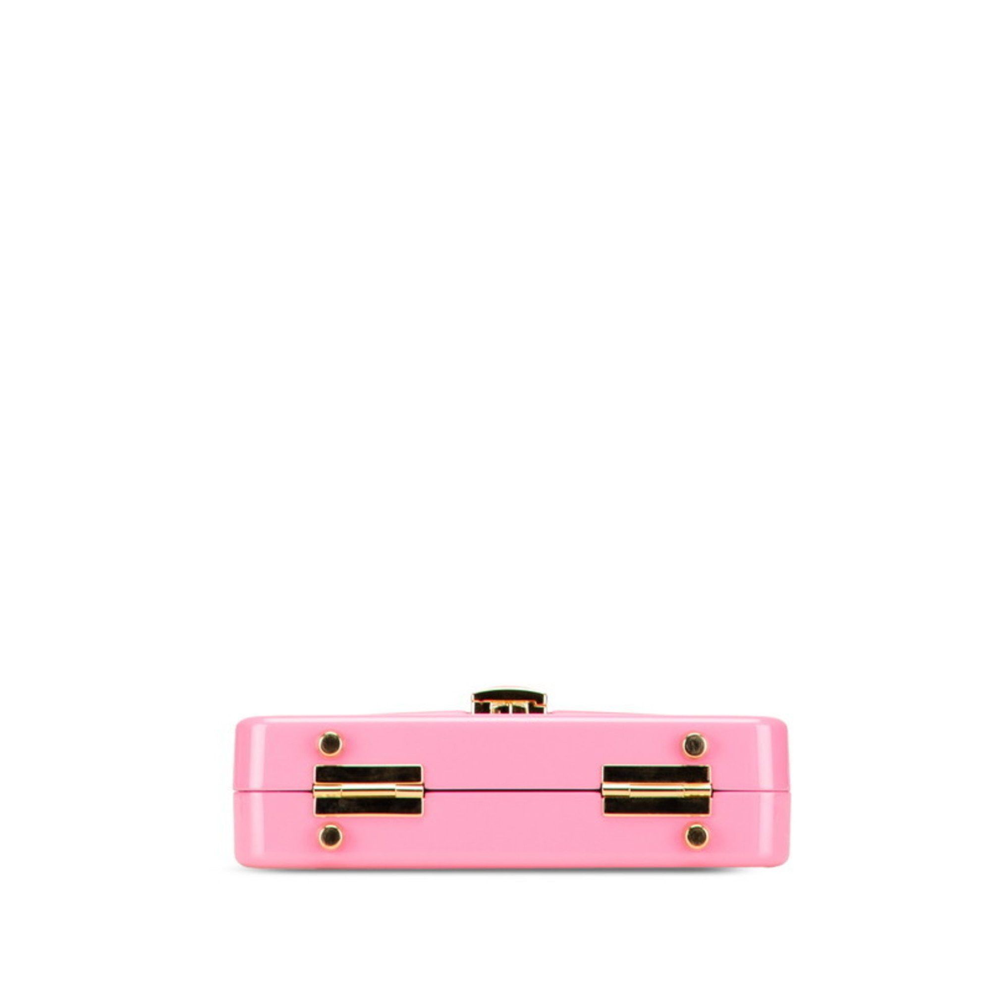 Gucci Gucci Sylvie 1969 Handbag Chain Shoulder Bag 2WAY 589482 Pink Gold Plastic Women's GUCCI Size ONE SIZE - 3 Thumbnail