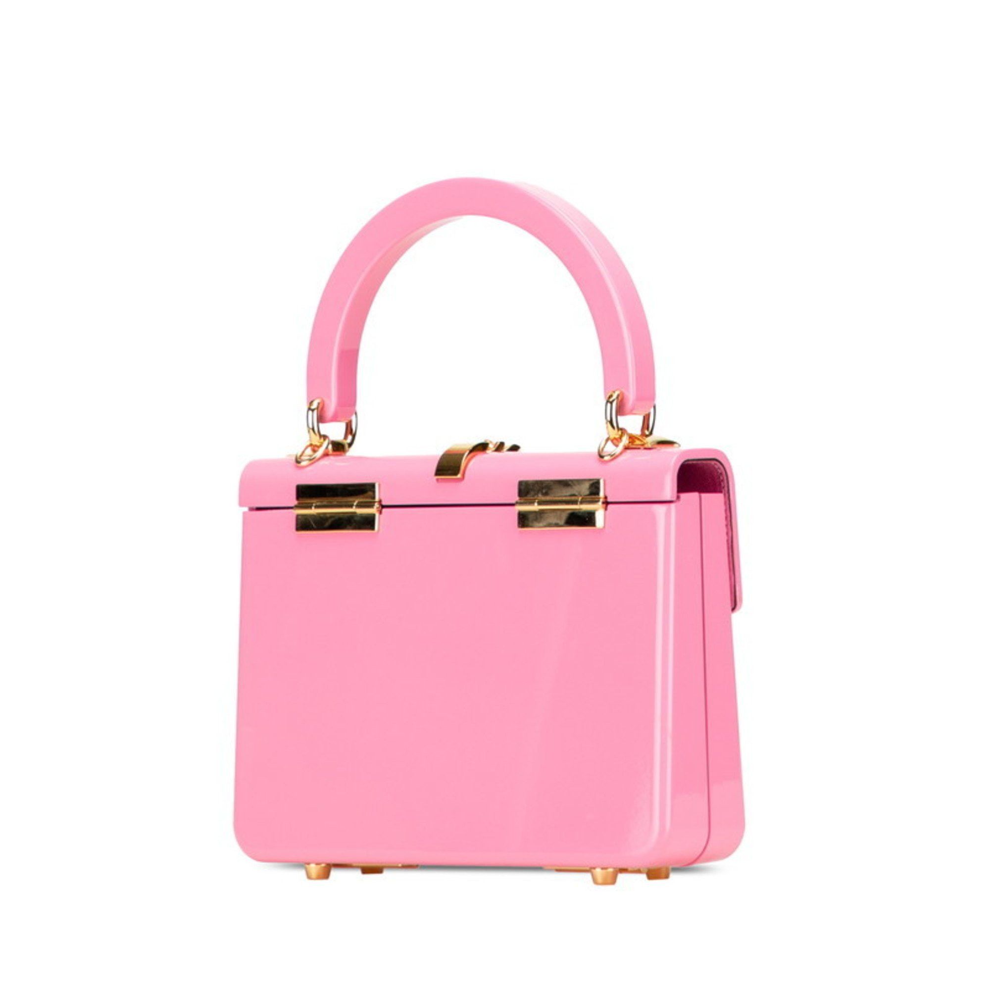 Gucci Gucci Sylvie 1969 Handbag Chain Shoulder Bag 2WAY 589482 Pink Gold Plastic Women's GUCCI Size ONE SIZE - 2 Thumbnail