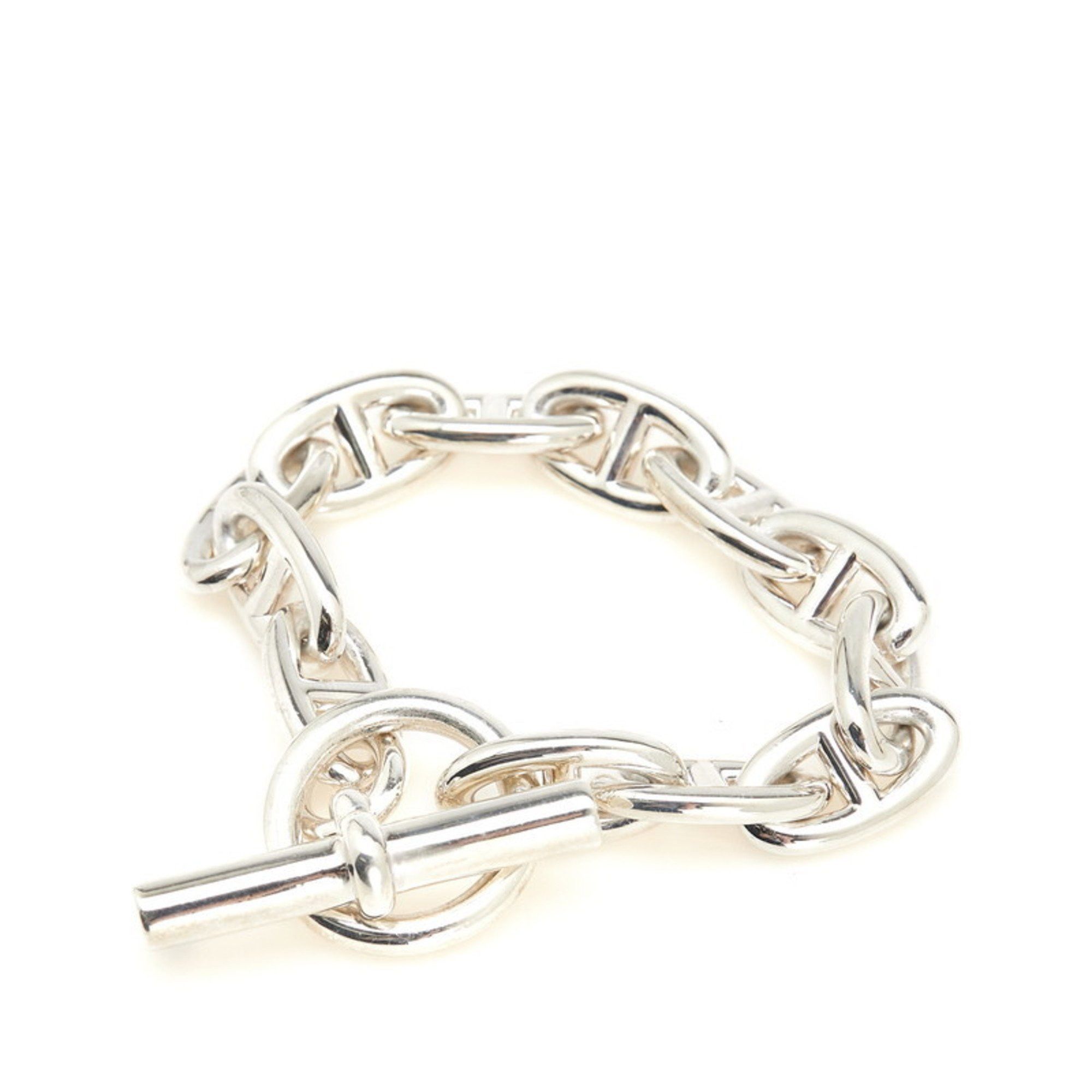 Hermes Hermes Hermès Chaine d'Ancre GM 12-link bracelet in SV925 silver for men Size ONE SIZE - 2 Thumbnail