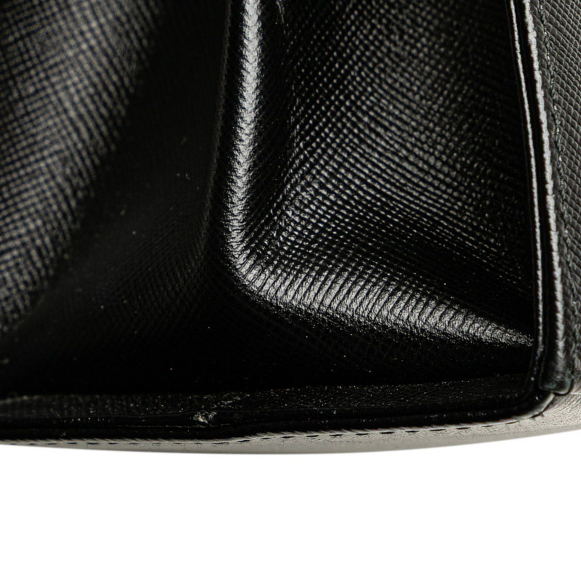 Salvatore Ferragamo Salvatore Ferragamo Gancini handbag/shoulder bag, 2-way, black leather, women's. Size ONE SIZE - 4 Thumbnail