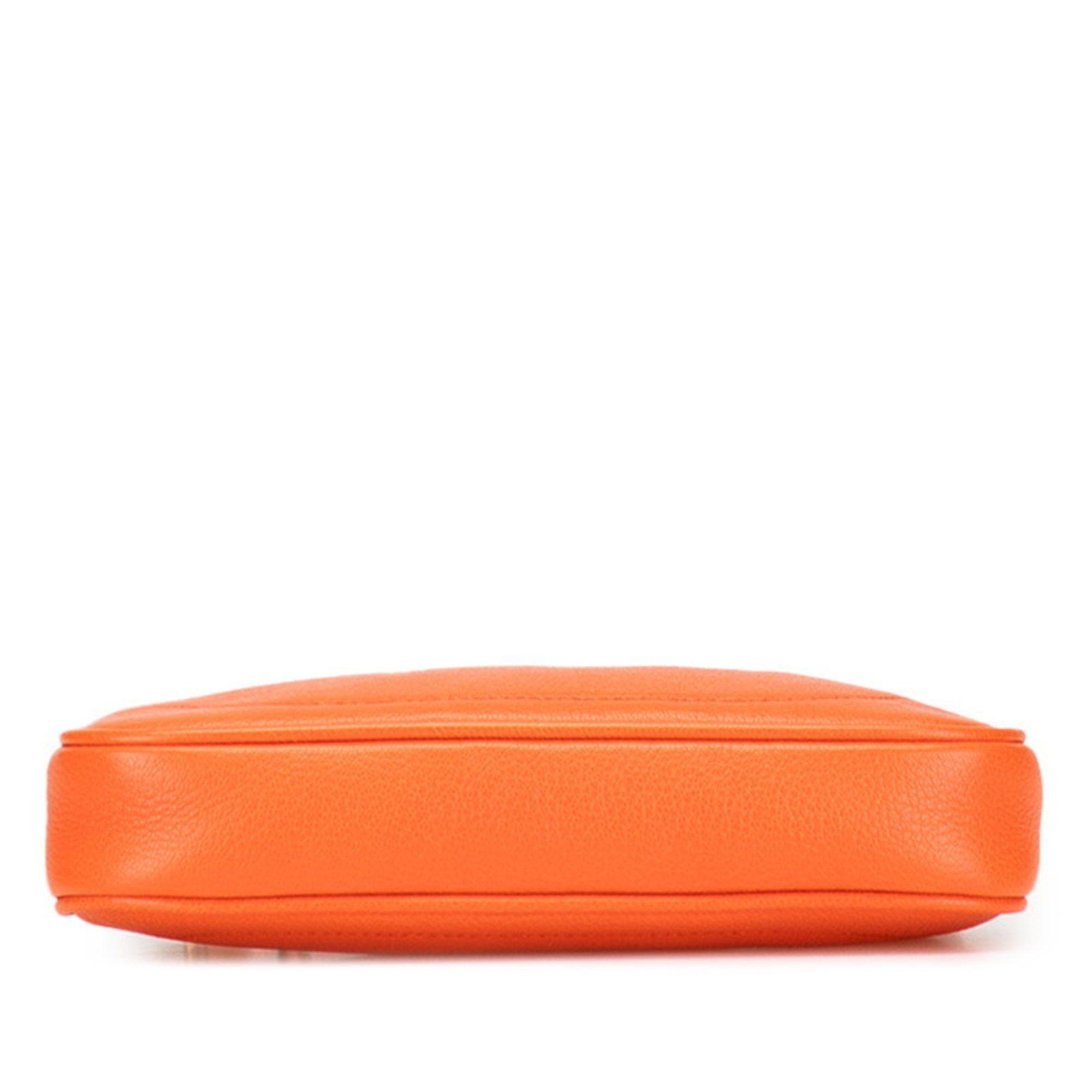 Gucci Gucci GG Marmont Aphrodite Handbag One-Shoulder Bag 739076 Orange Leather Women's GUCCI Size ONE SIZE - 3 Thumbnail