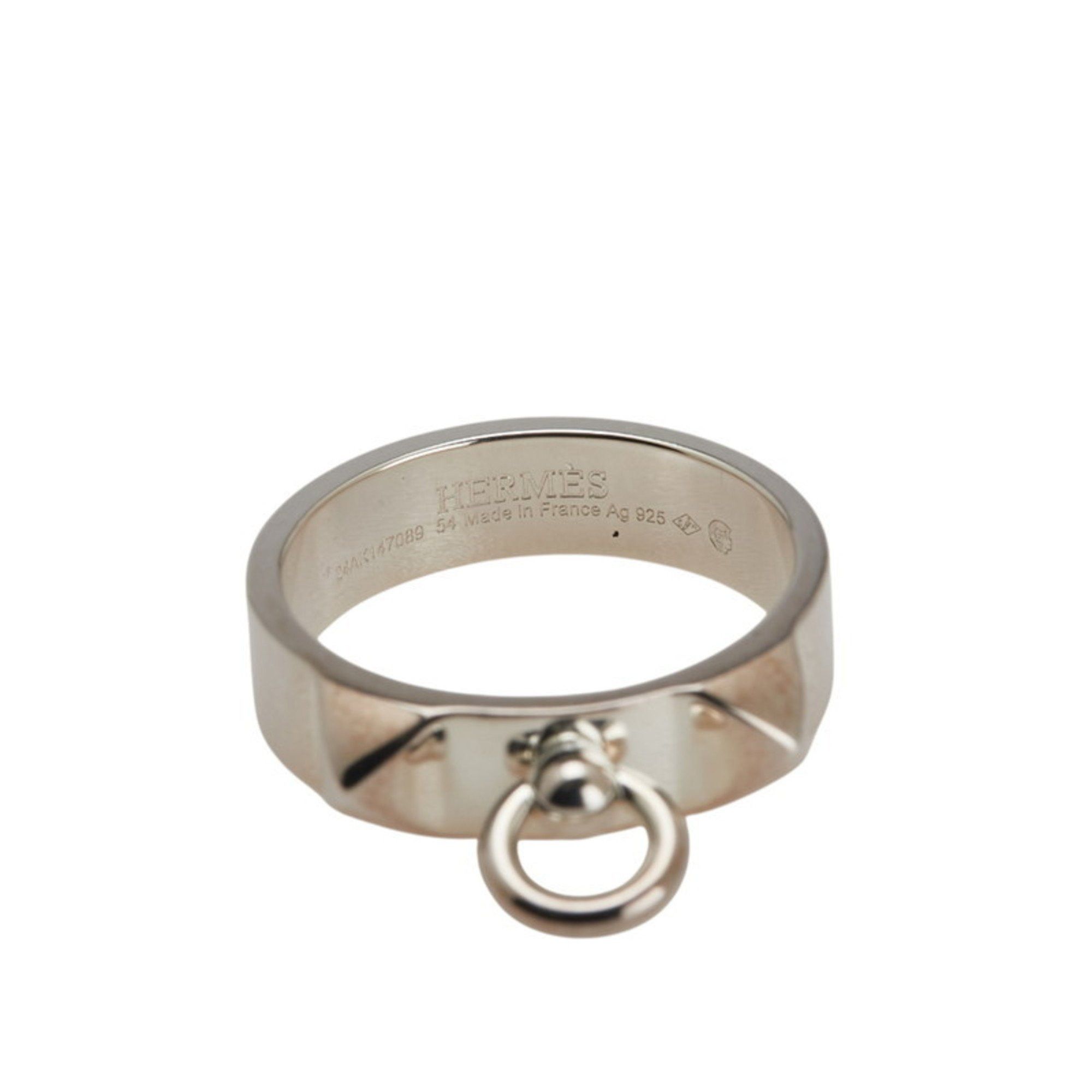 Hermes Hermès Collier de Chien Ring #54 SV925 Silver Women's HERMES Size ONE SIZE - 4 Thumbnail
