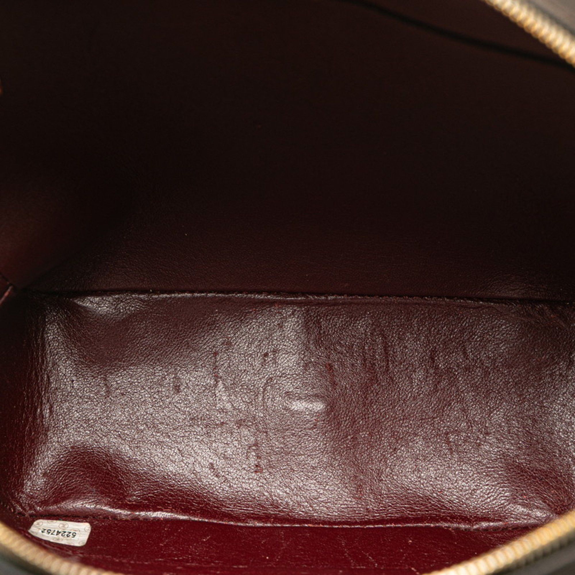 Chanel CHANEL Matelasse Coco Mark Handbag in Black Lambskin for Women Size ONE SIZE - 7 Thumbnail