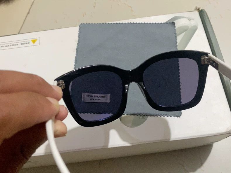Thom Browne Thom Browne TB-501 Oversized Sunglasses - dmc Size ONE SIZE - 5 Thumbnail