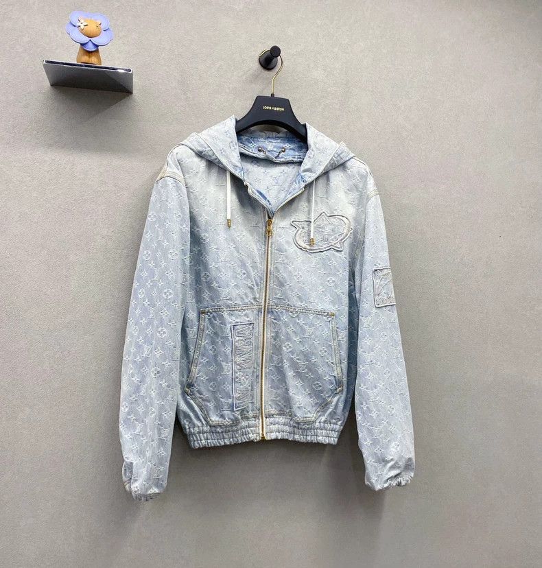 Louis Vuitton LV x NBA Blue Jacket Coat - dmc Size US L / EU 52-54 / 3 - 5 Thumbnail