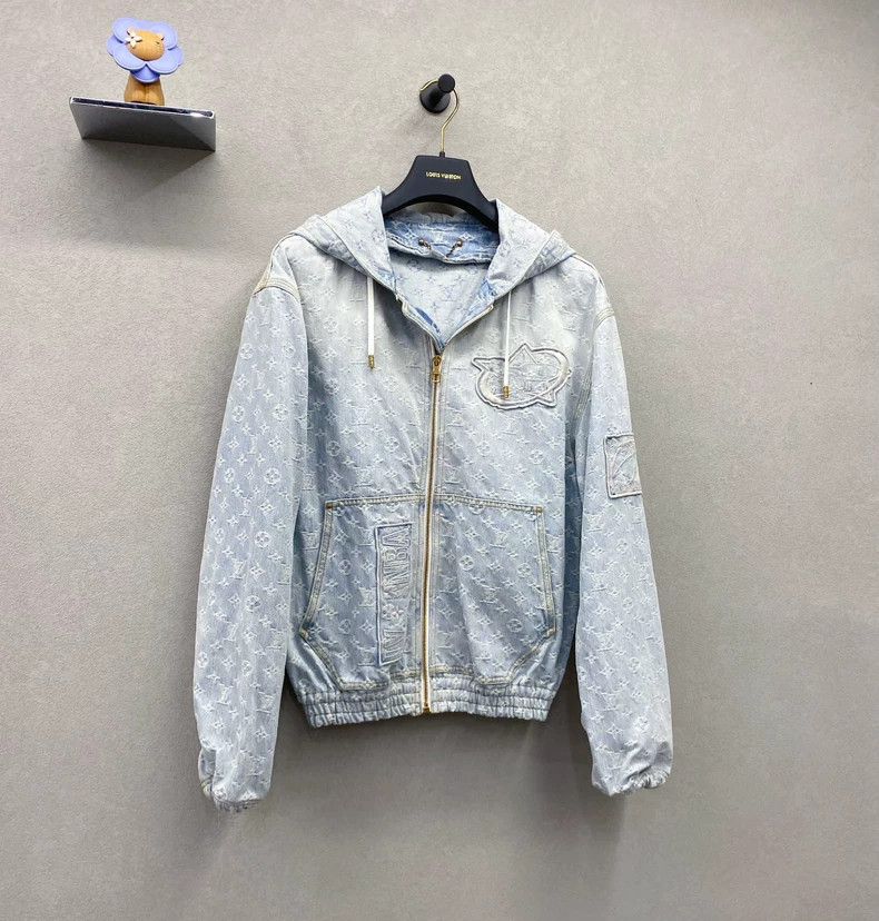 Louis Vuitton LV x NBA Blue Jacket - dmc Size US L / EU 52-54 / 3 - 3 Thumbnail