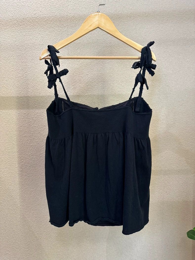 Chanel Chanel Black Bow Spliced Camisole - dmc Size US M / EU 48-50 / 2 - 2 Thumbnail