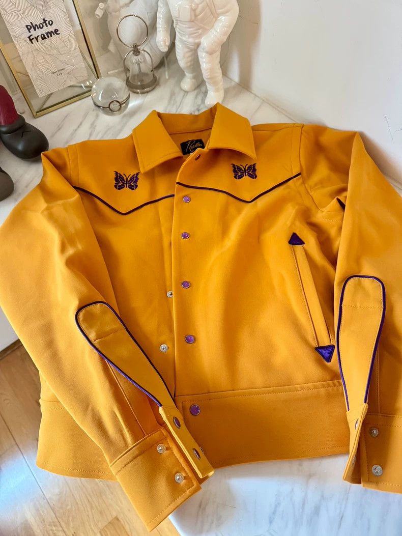 Needles NEEDLES Yellow Jacket with Butterfly Logo - dmc Size US S / EU 44-46 / 1 - 2 Thumbnail