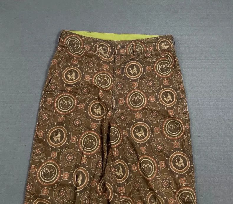 Needles Needles Ethnic Totem Print Casual Pants - dmc Size US 28 / EU 44 - 3 Thumbnail