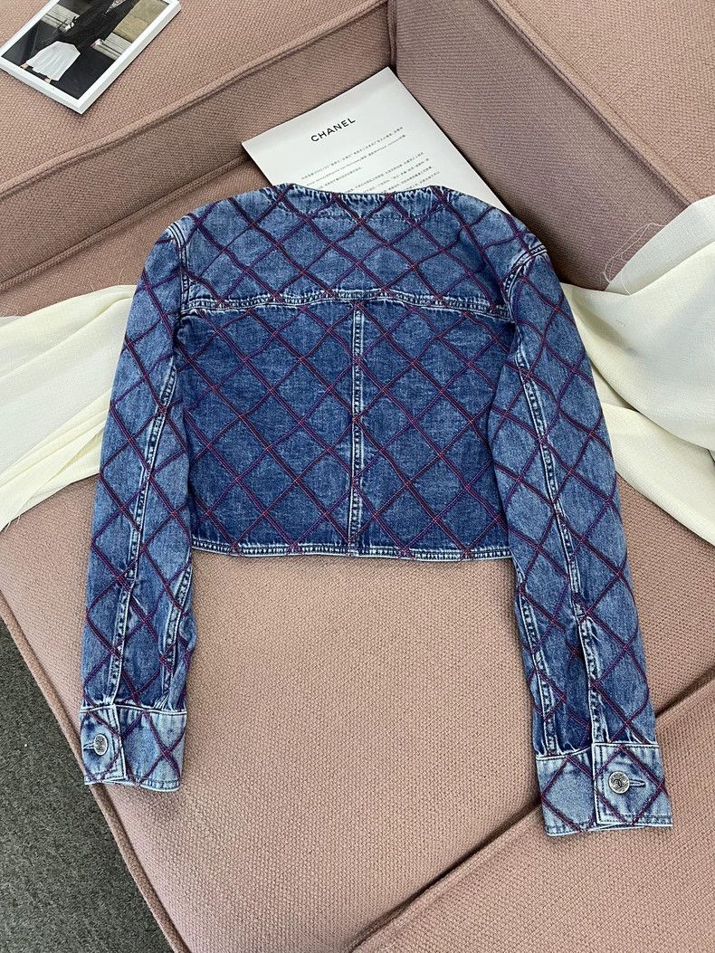 Chanel Chanel 22M Coco Beach Denim Jacket - dmc Size US M / EU 48-50 / 2 - 4 Thumbnail