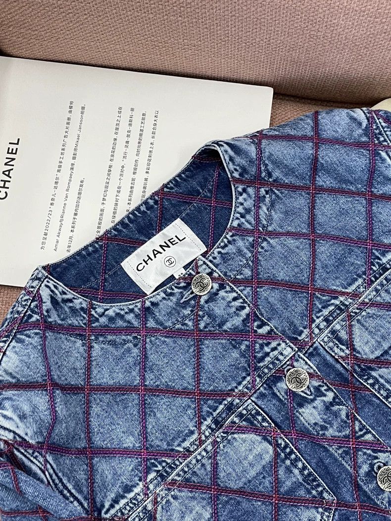 Chanel Chanel 22M Coco Beach Denim Jacket - dmc Size US M / EU 48-50 / 2 - 2 Thumbnail