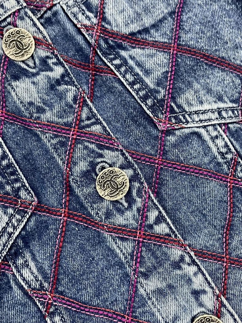 Chanel Chanel 22M Coco Beach Denim Jacket - dmc Size US M / EU 48-50 / 2 - 3 Thumbnail
