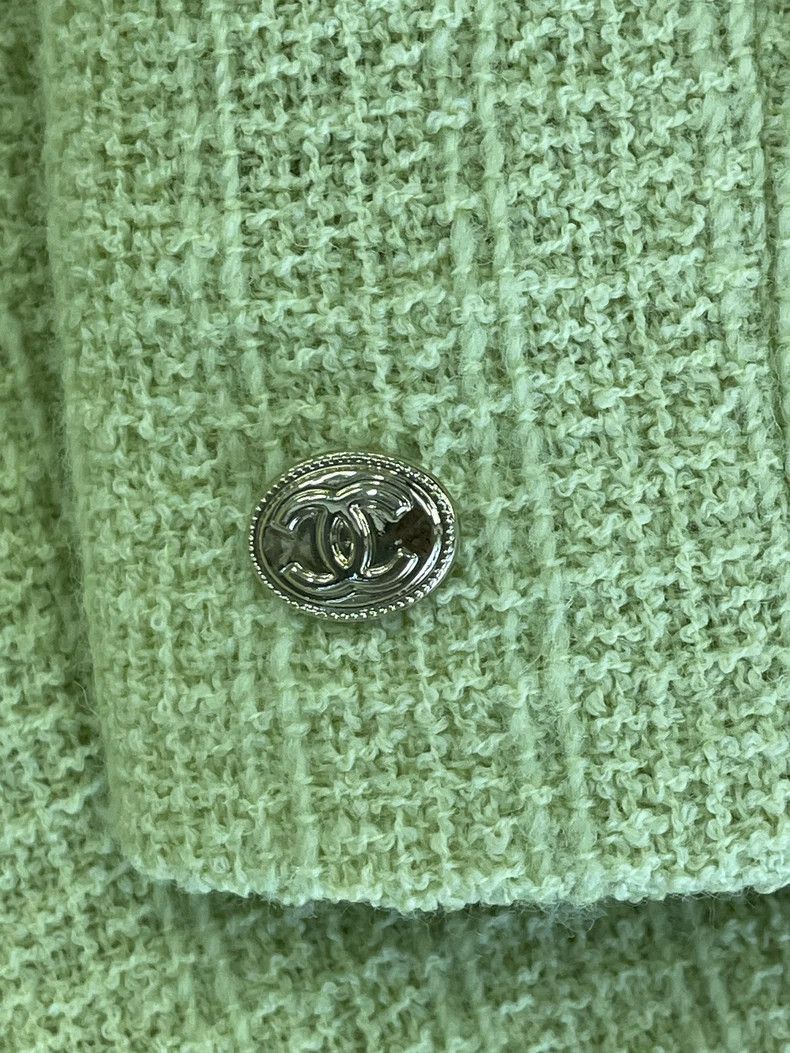 Chanel Chanel Equestrian Green Long Sleeve Dress - dmc Size US XXL / EU 58 / 5 - 2 Thumbnail
