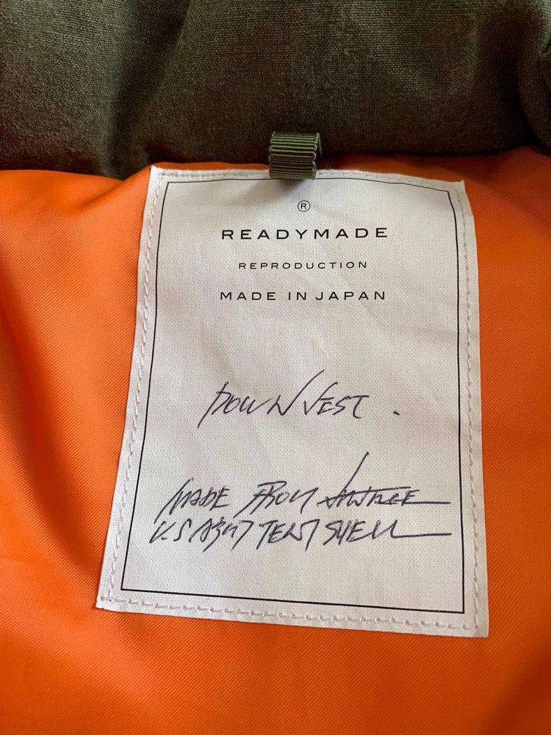 READYMADE ReadyMade Puffer Down Jacket Vest - dmc Size US M / EU 48-50 / 2 - 6 Thumbnail