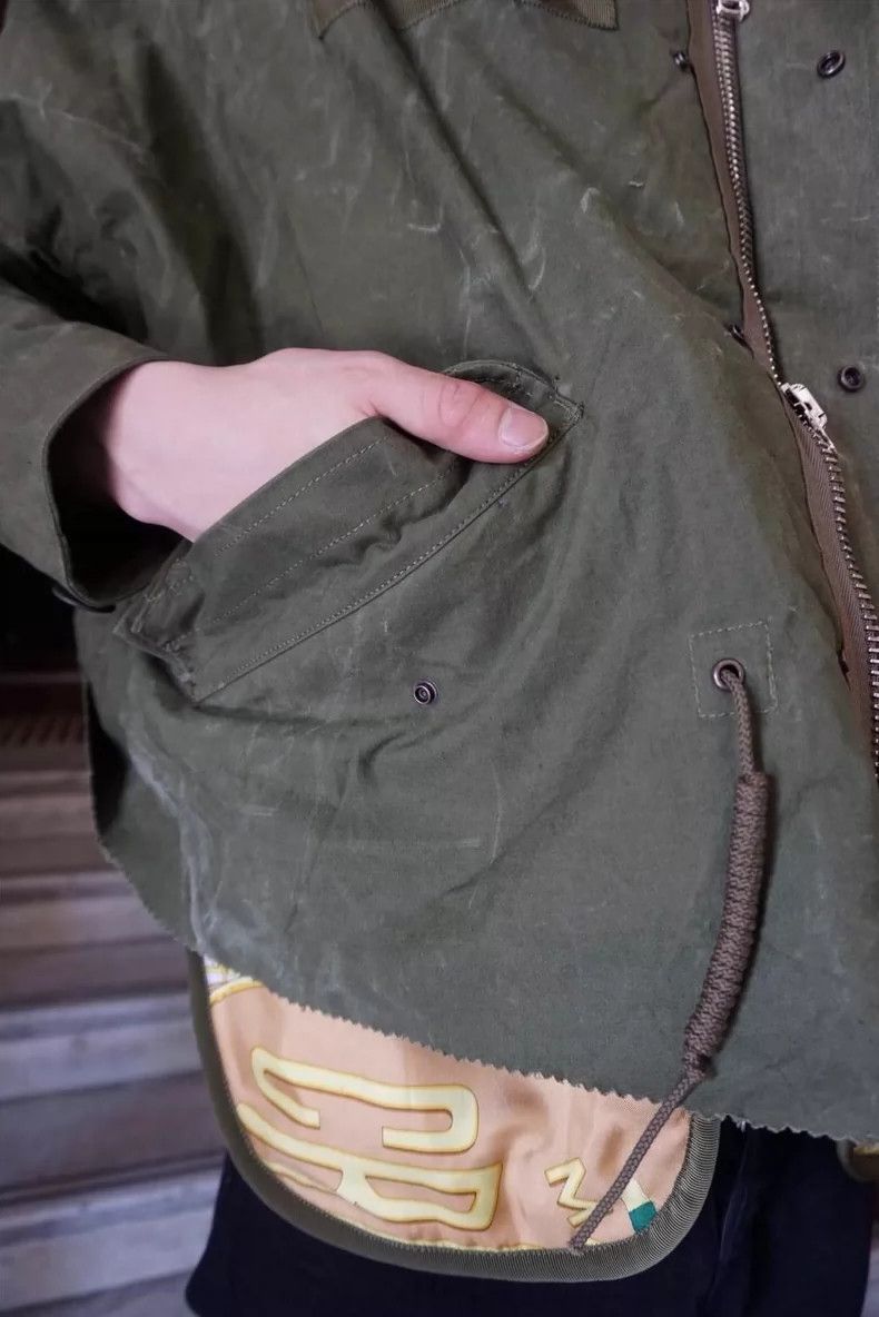 READYMADE READYMADE Green Cut Fishtail Parka - dmc Size US M / EU 48-50 / 2 - 6 Thumbnail