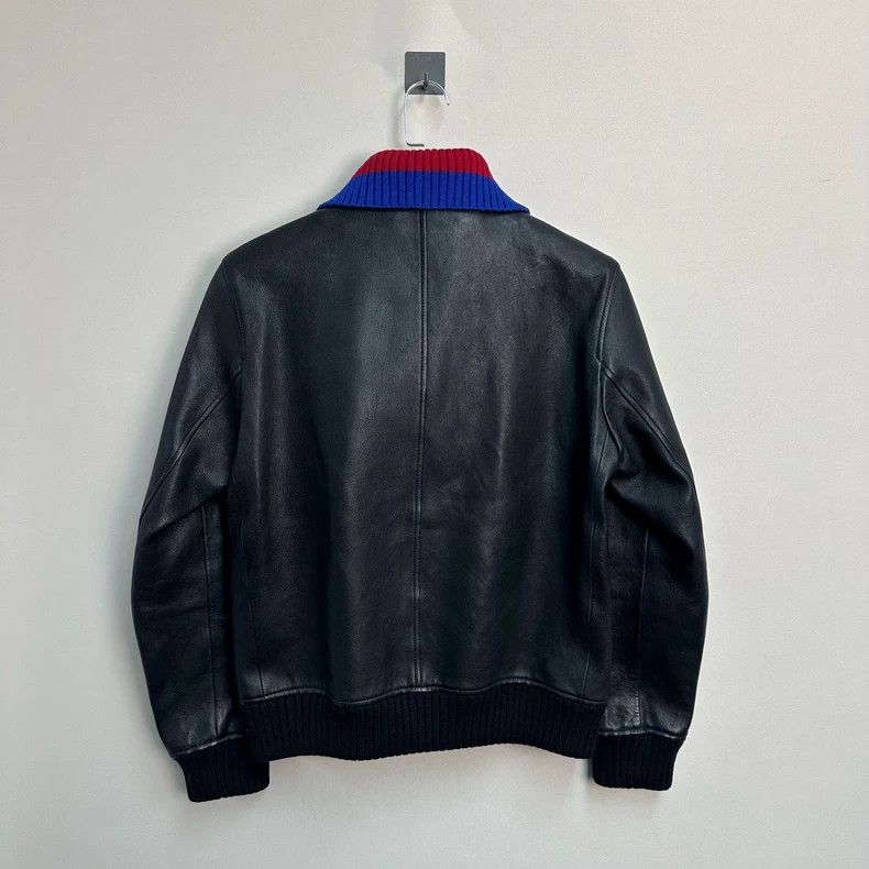 Gucci Gucci Tiger Embroidery Leather Jacket - dmc Size US M / EU 48-50 / 2 - 2 Thumbnail