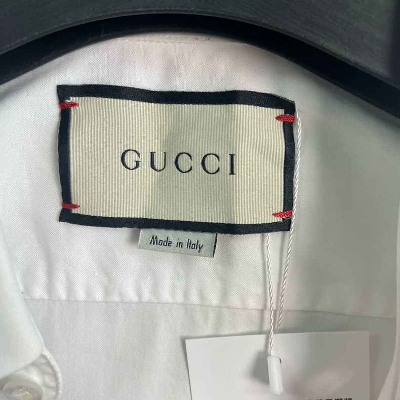 Gucci Gucci Embroidered Bee Long Sleeve Shirt - dmc Size US M / EU 48-50 / 2 - 3 Thumbnail