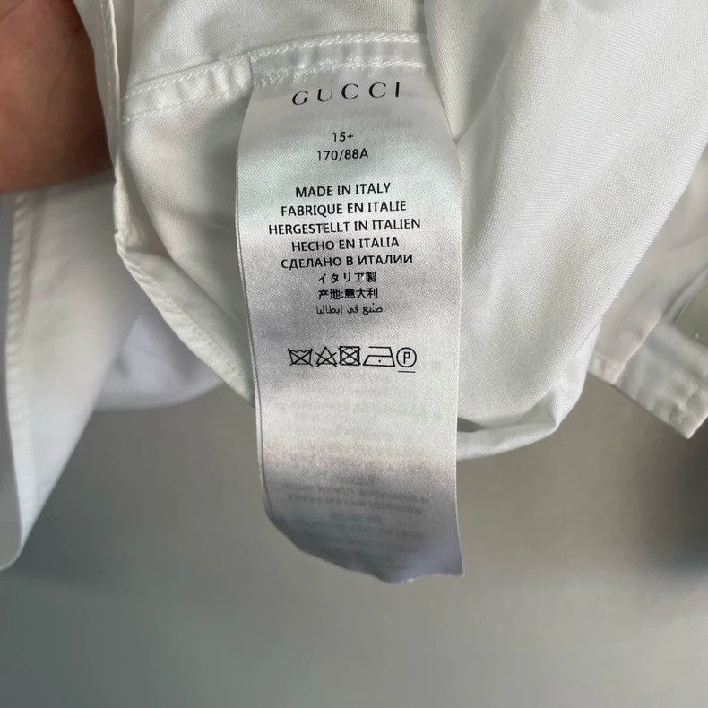 Gucci Gucci Embroidered Bee Long Sleeve Shirt - dmc Size US M / EU 48-50 / 2 - 4 Thumbnail
