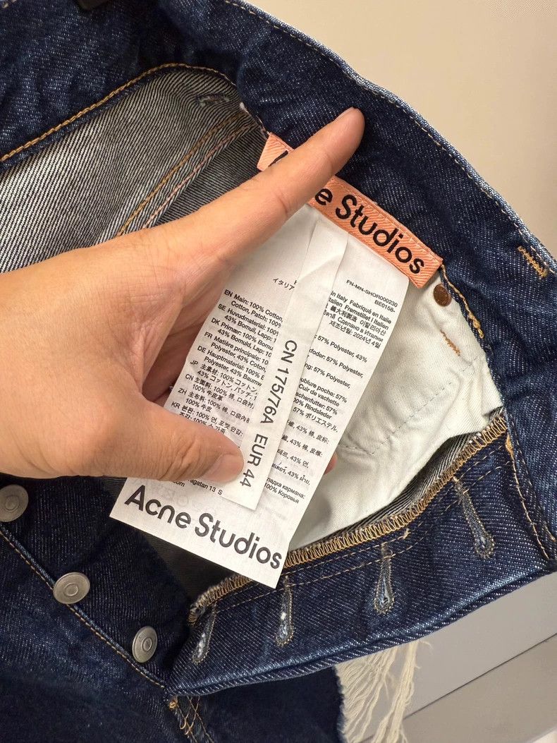 Junya Watanabe Ancestudios Raw Wash Ripped Denim Shorts - dmc Size US 31 - 4 Thumbnail