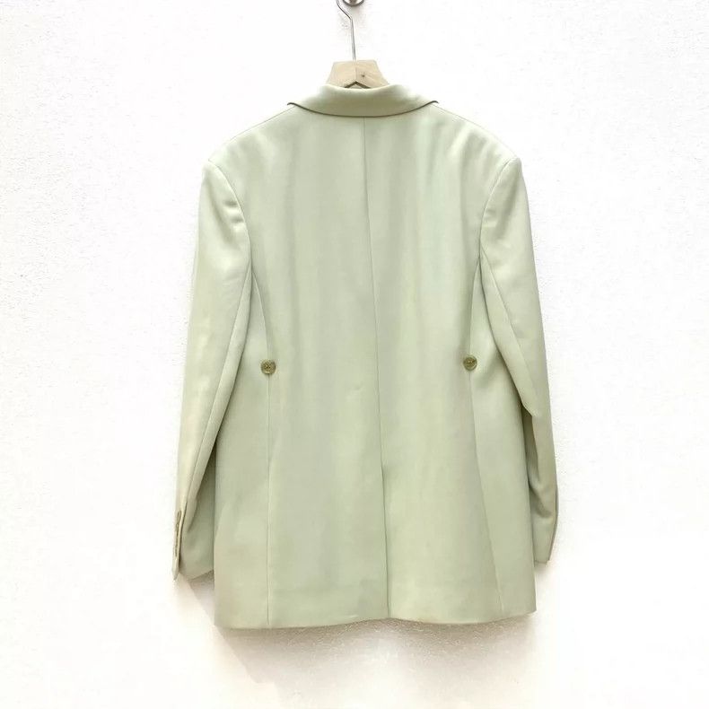 Acne Studios Acne Studios Light Green Wool Blazer - dmc Size US M / EU 48-50 / 2 - 2 Thumbnail
