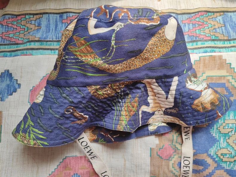 Loewe LOEWE Mermaid Print Bucket Hat - dmc Size ONE SIZE - 4 Thumbnail