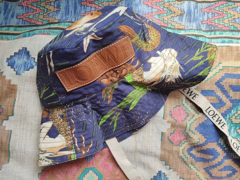 Loewe LOEWE Mermaid Print Bucket Hat - dmc Size ONE SIZE - 3 Thumbnail