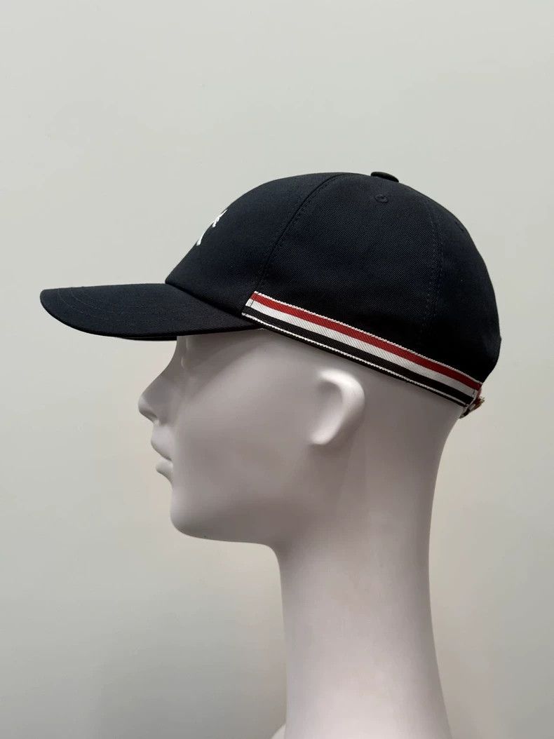 Thom Browne THOM BROWNE Black Baseball Cap S - dmc Size ONE SIZE - 4 Thumbnail