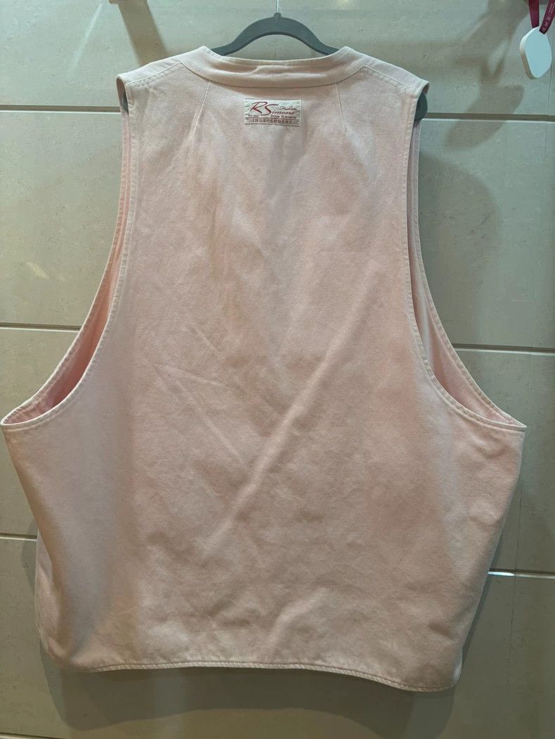 Raf Simons Raf Simons Pink Denim Button Vest - dmc Size US M / EU 48-50 / 2 - 5 Thumbnail