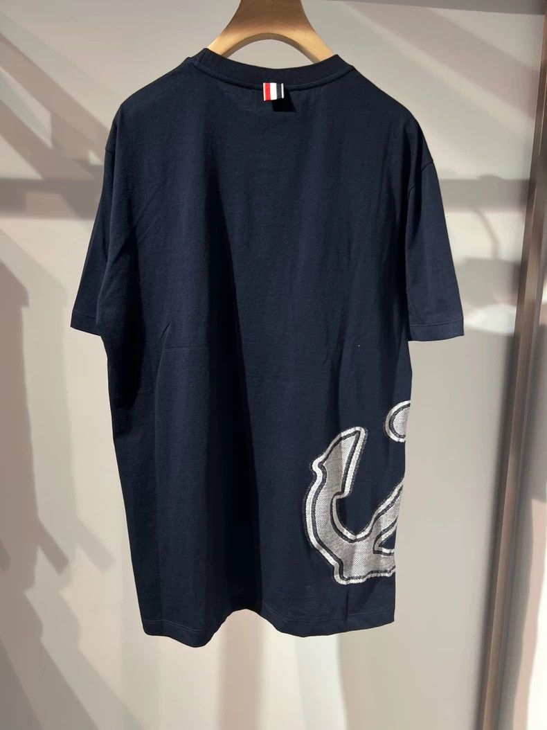 Thom Browne Thom Browne Anchor Print T-Shirt - dmc Size US M / EU 48-50 / 2 - 2 Thumbnail