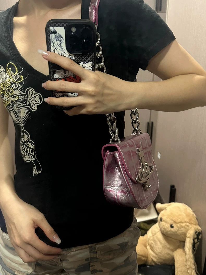 Vivienne Westwood Vivienne Westwood Pink Saddle Bag - dmc Size ONE SIZE - 8 Thumbnail
