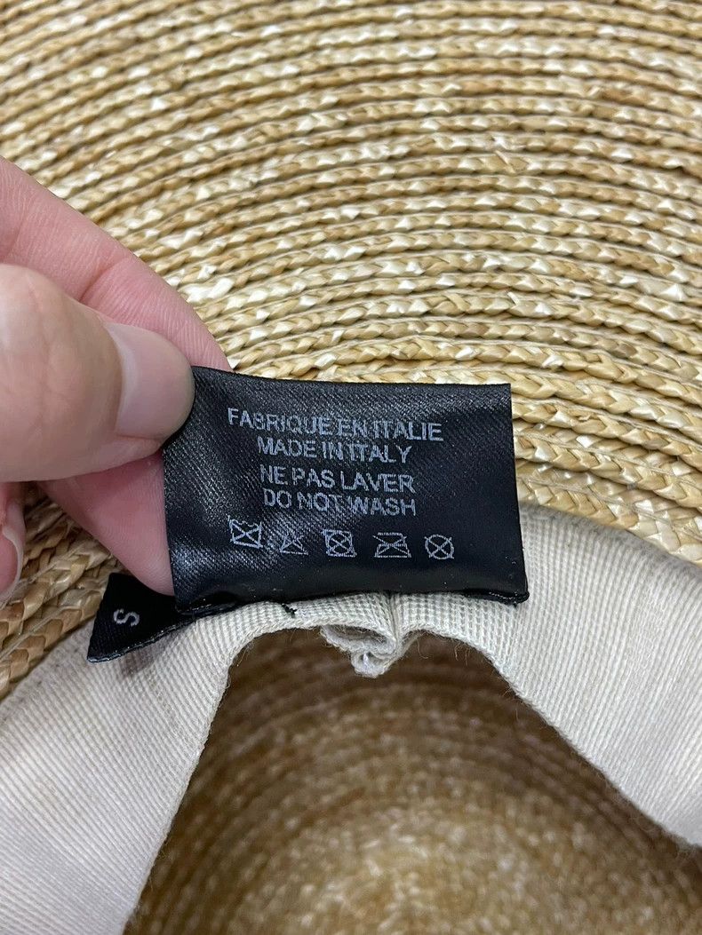 Chanel Chanel Green Wide Brim Straw Hat - dmc Size ONE SIZE - 6 Thumbnail